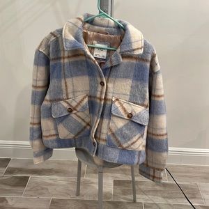 Abercrombie and Fitch plaid wool jacket